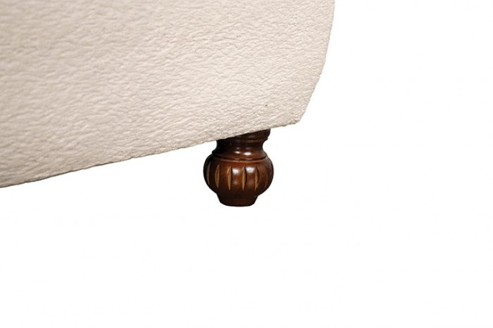 Paolini Light Brown/Dark Cherry 2-Piece Living Room Set by Furniture of America at Eve Furniture