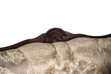 Paolini Light Brown/Dark Cherry Loveseat by Furniture of America at Eve Furniture