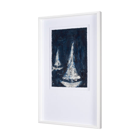 Paper Boats I by Studio M a Framed Art Print Matted under Glass by Mercana at Eve Furniture