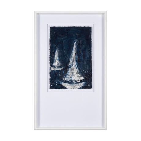 Paper Boats I by Studio M a Framed Art Print Matted under Glass by Mercana at Eve Furniture