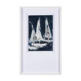Paper Boats II by Studio M a Framed Art Print Matted under Glass by Mercana at Eve Furniture