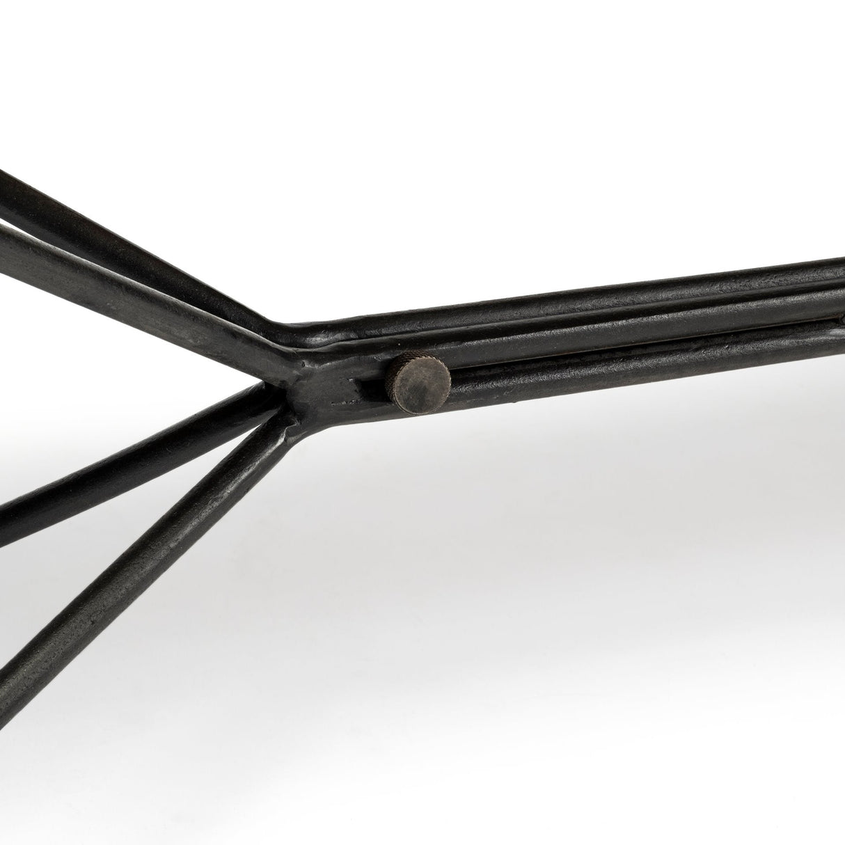 Papillion III Blonde Wood And Iron Dining Bench by Mercana at Eve Furniture