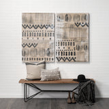 Papillion III Natural Solid Wood and Iron Dining Bench by Mercana at Eve Furniture