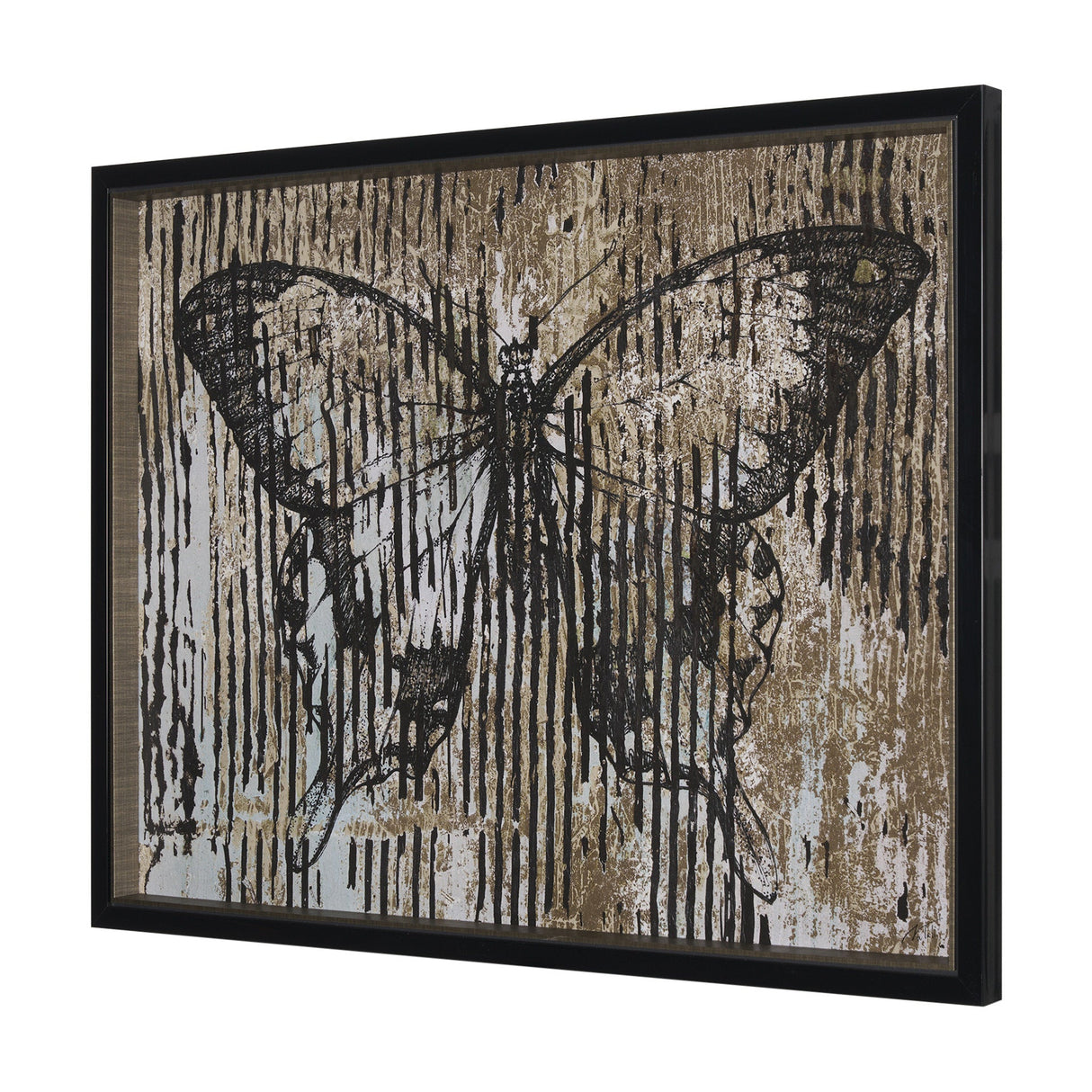 Papillon I by Mercana Studio a Hand Embellished Framed Art Print by Mercana at Eve Furniture