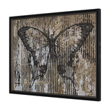 Papillon I by Mercana Studio a Hand Embellished Framed Art Print by Mercana at Eve Furniture
