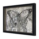 Papillon II by Mercana Studio a Hand Embellished Framed Art Print by Mercana at Eve Furniture