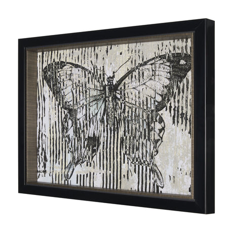 Papillon II by Mercana Studio a Hand Embellished Framed Art Print by Mercana at Eve Furniture