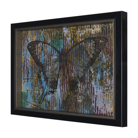 Papillon III by Mercana Studio a Hand Embellished Framed Art Print by Mercana at Eve Furniture