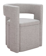 Papua Gray Dining Chair by Zuomod at Eve Furniture