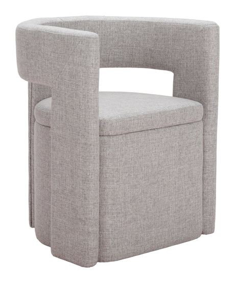 Papua Gray Dining Chair by Zuomod at Eve Furniture