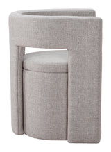 Papua Gray Dining Chair by Zuomod at Eve Furniture
