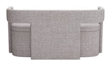 Papua Gray Storage Bench by Zuomod at Eve Furniture