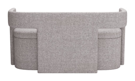 Papua Gray Storage Bench by Zuomod at Eve Furniture