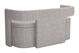 Papua Gray Storage Bench by Zuomod at Eve Furniture