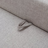 Papua Gray Storage Bench by Zuomod at Eve Furniture