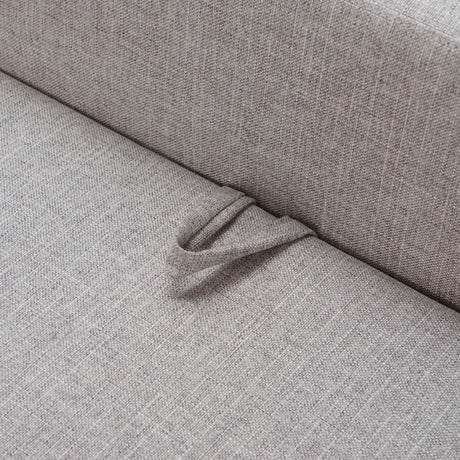 Papua Gray Storage Bench by Zuomod at Eve Furniture