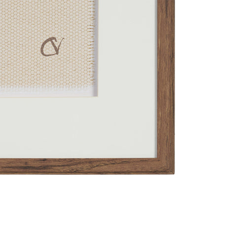 Papua Necklace I by Mercana Studio Hand-Embellished Textured Framed Artwork Matted under Glass by Mercana at Eve Furniture