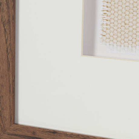 Papua Necklace I by Mercana Studio Hand-Embellished Textured Framed Artwork Matted under Glass by Mercana at Eve Furniture