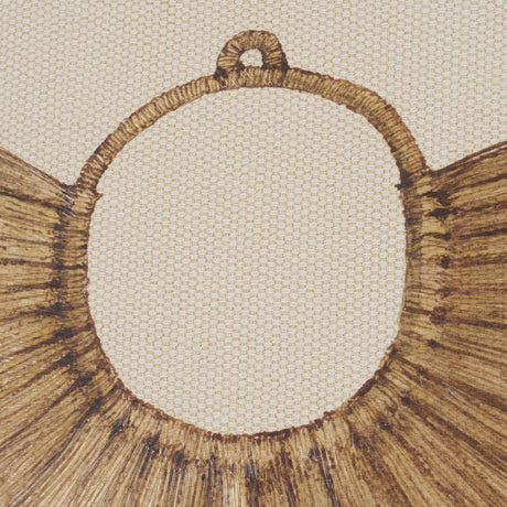 Papua Necklace I by Mercana Studio Hand-Embellished Textured Framed Artwork Matted under Glass by Mercana at Eve Furniture