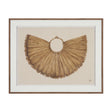 Papua Necklace I by Mercana Studio Hand-Embellished Textured Framed Artwork Matted under Glass by Mercana at Eve Furniture