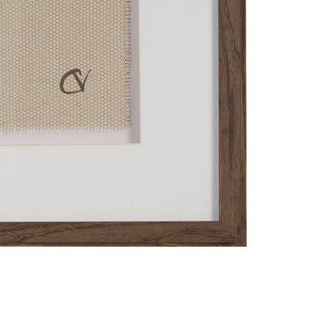 Papua Necklace II by Mercana Studio Hand-Embellished Textured Framed Artwork Matted under Glass by Mercana at Eve Furniture