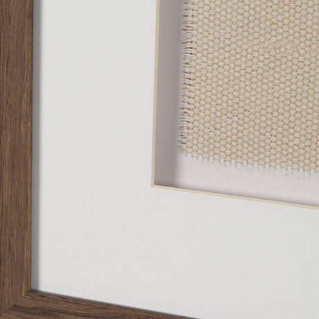 Papua Necklace II by Mercana Studio Hand-Embellished Textured Framed Artwork Matted under Glass by Mercana at Eve Furniture