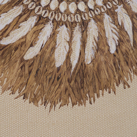 Papua Necklace II by Mercana Studio Hand-Embellished Textured Framed Artwork Matted under Glass by Mercana at Eve Furniture