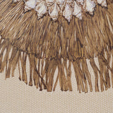 Papua Necklace III by Mercana Studio Hand-Embellished Textured Framed Artwork Matted under Glass by Mercana at Eve Furniture