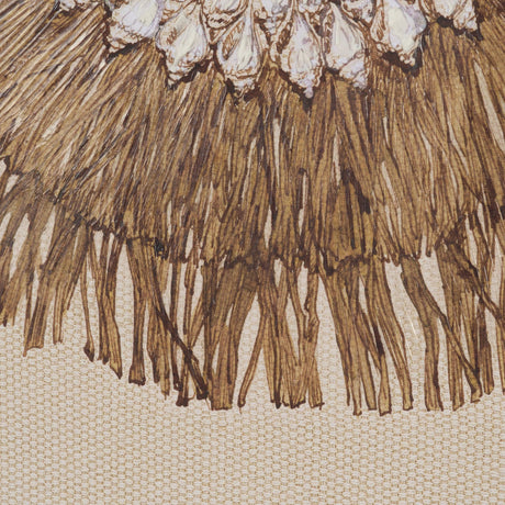 Papua Necklace III by Mercana Studio Hand-Embellished Textured Framed Artwork Matted under Glass by Mercana at Eve Furniture