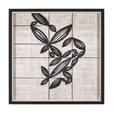 Papyrus Foliage II by Mercana Studio a Hand Embellished Textured Framed Art Print by Mercana at Eve Furniture