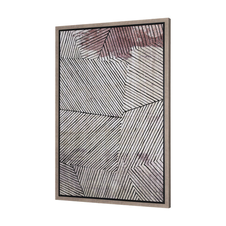 Papyrus Texture I by Mercana Studio a Hand Embellished Textured Framed Canvas by Mercana at Eve Furniture