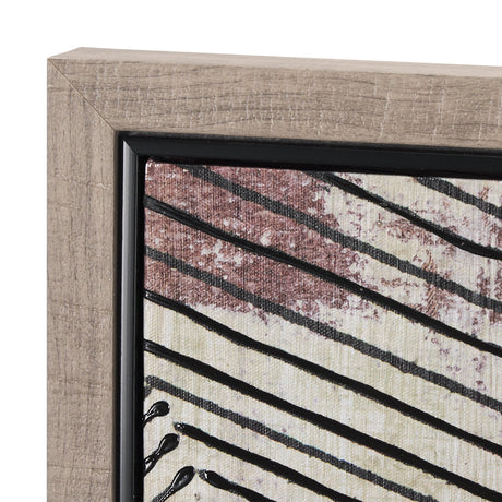 Papyrus Texture I by Mercana Studio a Hand Embellished Textured Framed Canvas by Mercana at Eve Furniture