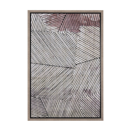 Papyrus Texture I by Mercana Studio a Hand Embellished Textured Framed Canvas by Mercana at Eve Furniture