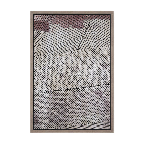 Papyrus Texture II by Mercana Studio a Hand Embellished Textured Framed Canvas by Mercana at Eve Furniture