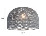 Paradise Gray Ceiling Lamp by Zuomod at Eve Furniture
