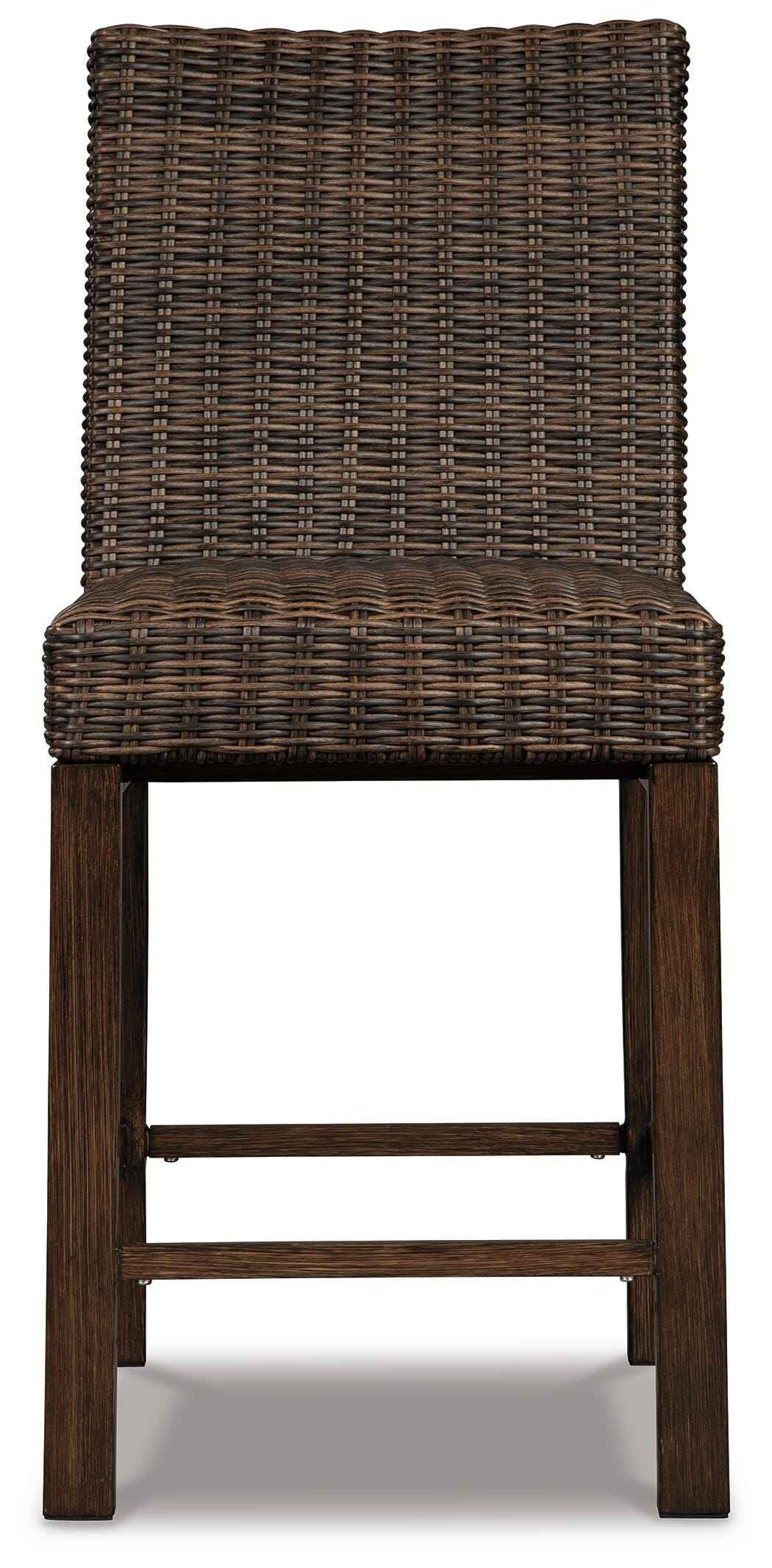 Paradise Trail Medium Brown Bar Stool (Set of 2) by Ashley at Eve Furniture