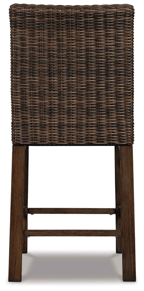 Paradise Trail Medium Brown Bar Stool (Set of 2) by Ashley at Eve Furniture