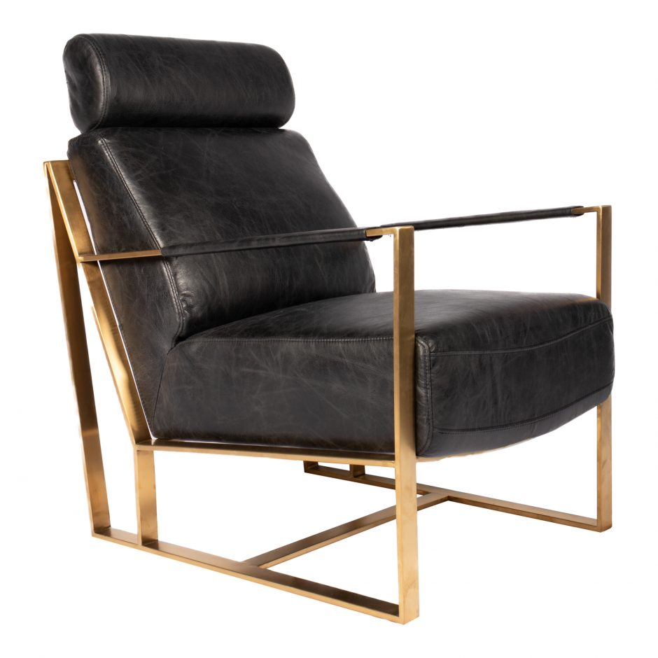 Paradiso Chair Black by Moe's Home at Eve Furniture