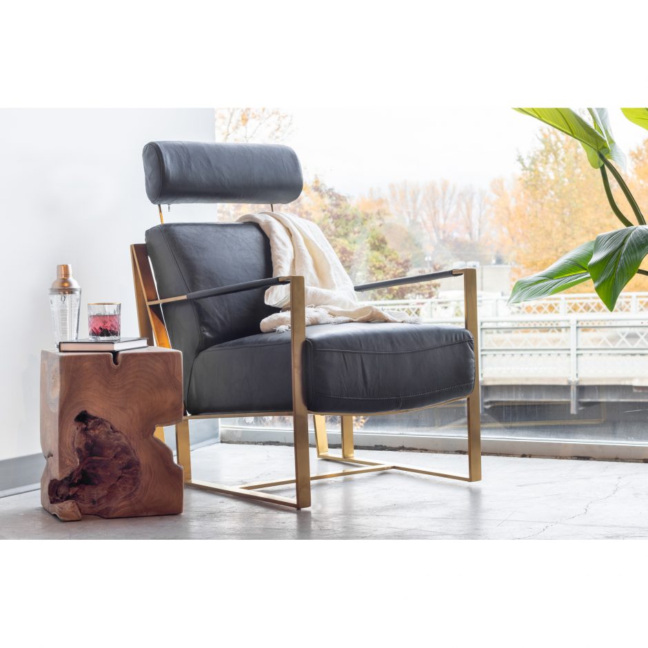 Paradiso Chair Black by Moe's Home at Eve Furniture
