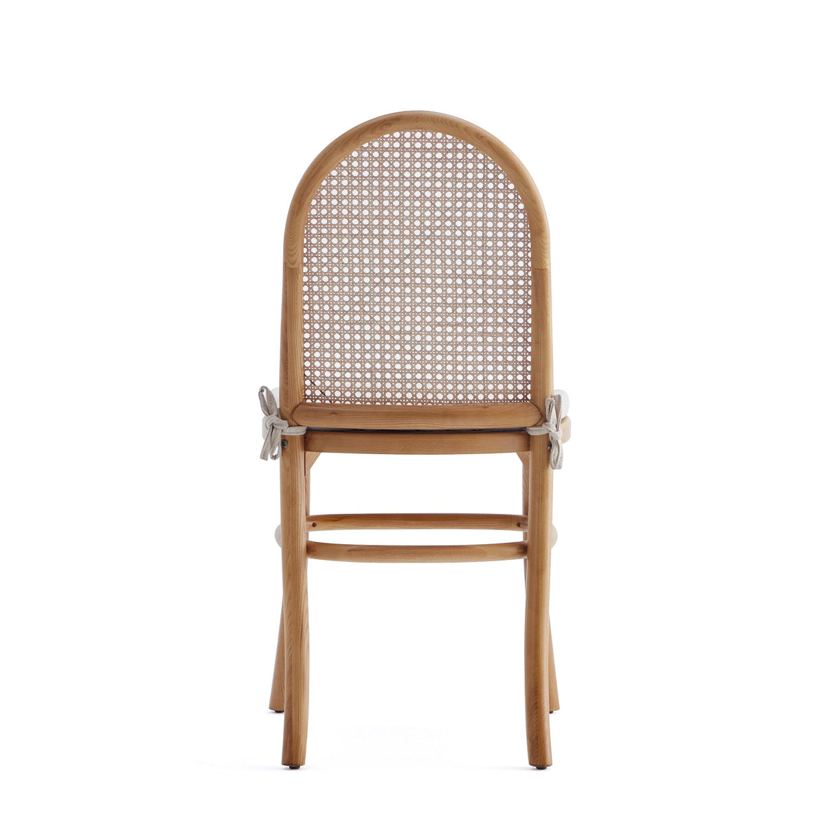 Paragon Dining Chair 1.0 with Cream Cushions in Nature and Cane (set of 2) by Manhattan Comfort at Eve Furniture