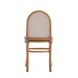 Paragon Dining Chair 1.0 with Cream Cushions in Nature and Cane (set of 2) by Manhattan Comfort at Eve Furniture