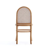 Paragon Dining Chair 2.0 in Nature and Cane (set of 2) by Manhattan Comfort at Eve Furniture