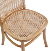 Paragon Dining Chair 2.0 in Nature and Cane (set of 2) by Manhattan Comfort at Eve Furniture