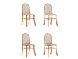 Paragon Dining Chair 2.0 in Nature and Cane (set of 4) by Manhattan Comfort at Eve Furniture