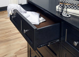Paragon Eight Drawer Dresser in Black by Modus Furniture at Eve Furniture