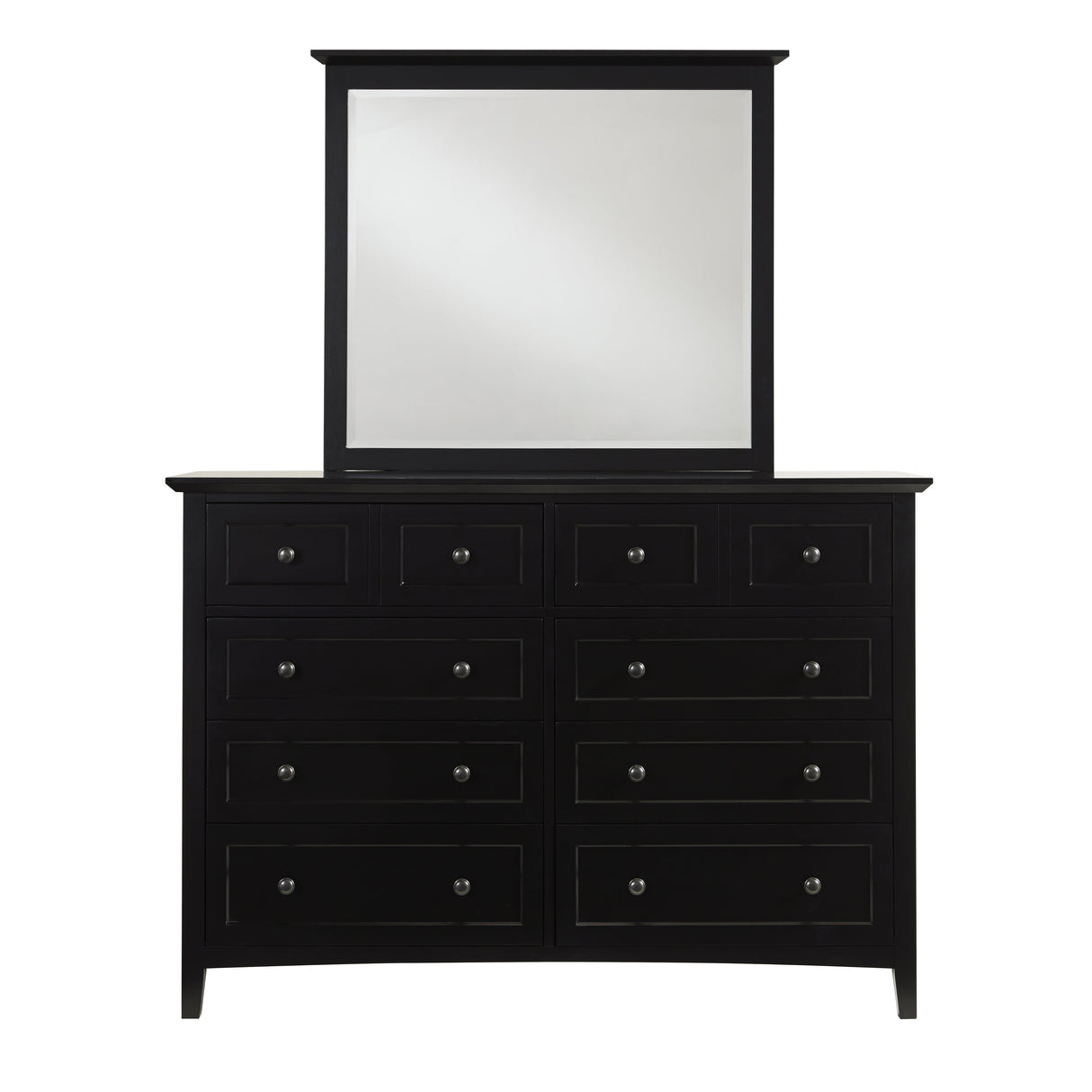 Paragon Eight Drawer Dresser in Black by Modus Furniture at Eve Furniture