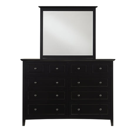 Paragon Eight Drawer Dresser in Black by Modus Furniture at Eve Furniture