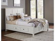 Paragon Four Drawer Wood California King Storage Bed in White by Modus Furniture at Eve Furniture
