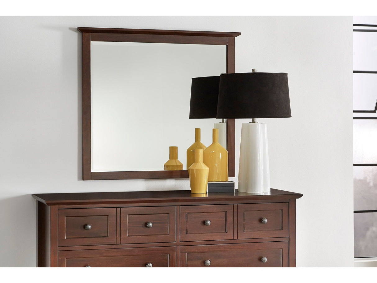 Paragon Mirror in Truffle by Modus Furniture at Eve Furniture