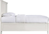 Paragon White King Panel Bed by Modus Furniture at Eve Furniture